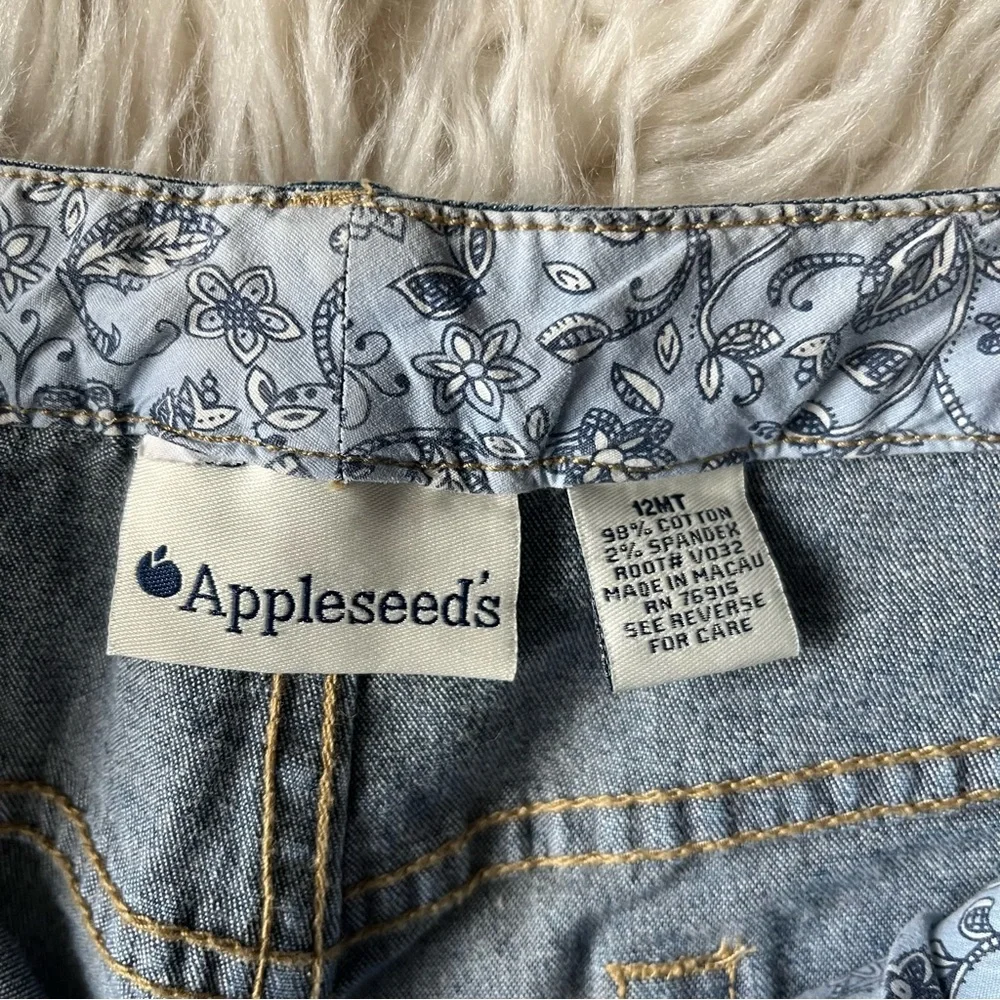 Vintage Appleseed’s High Rise Straight Leg Jeans Medium Wash Blue 12MT